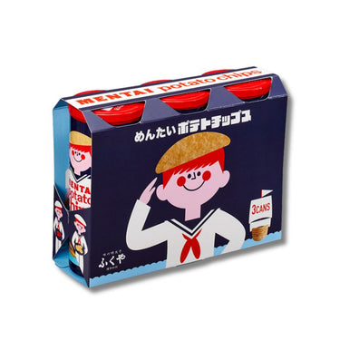ふくや めんたいポテトチップス 3本セット