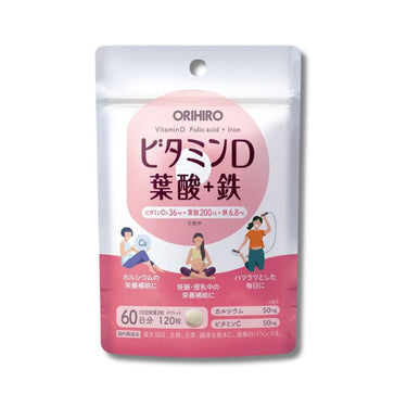ORIHIRO ビタミンD 葉酸+鉄