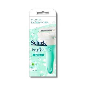 Shick Intuition Razor for Sensitive Skin (Includes Handle + 1 Replacement Blade)