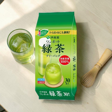 ワンポット 抹茶入り緑茶 ティーバッグ