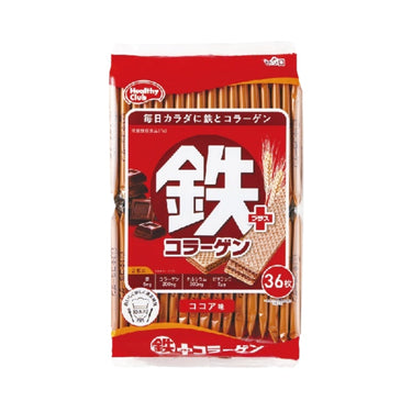 ハマダコンフェクト ウエハース ココア味(鉄+コラーゲン)