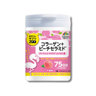 おやつにサプリZOO コラーゲン+ピーチセラミド