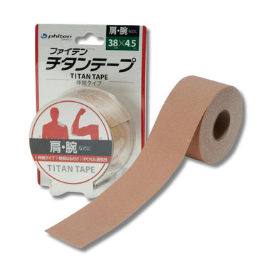 phiten ファイテン チタンテープ 伸縮 ロールタイプ 3.8cm x 4.5m