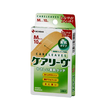 Nichiban Careleaves Bandage Bare Skin Type Series M Size 10 Pieces