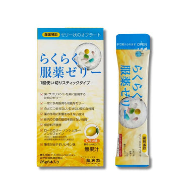 Easy-to-swallow medication jelly stick type (25g x 6 sticks)