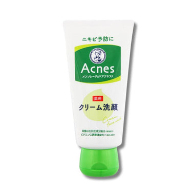 Rohto Pharmaceutical Mentholatum Acnes Medicated Cream Face Wash 130g