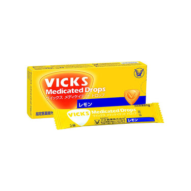 Taisho Pharmaceutical Vicks Medicated Drop Lemon 20 pieces