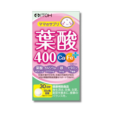 Ito Kampo Pharmaceutical Folic Acid 400 Ca・Fe Plus