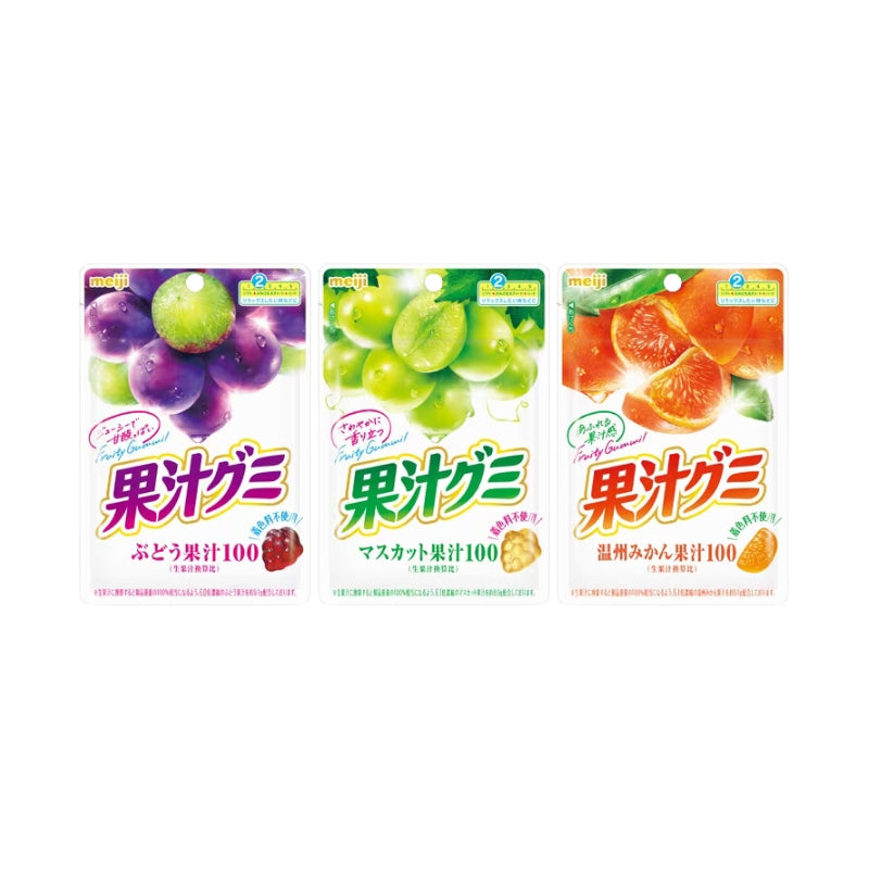 Meiji 果汁グミぶどう