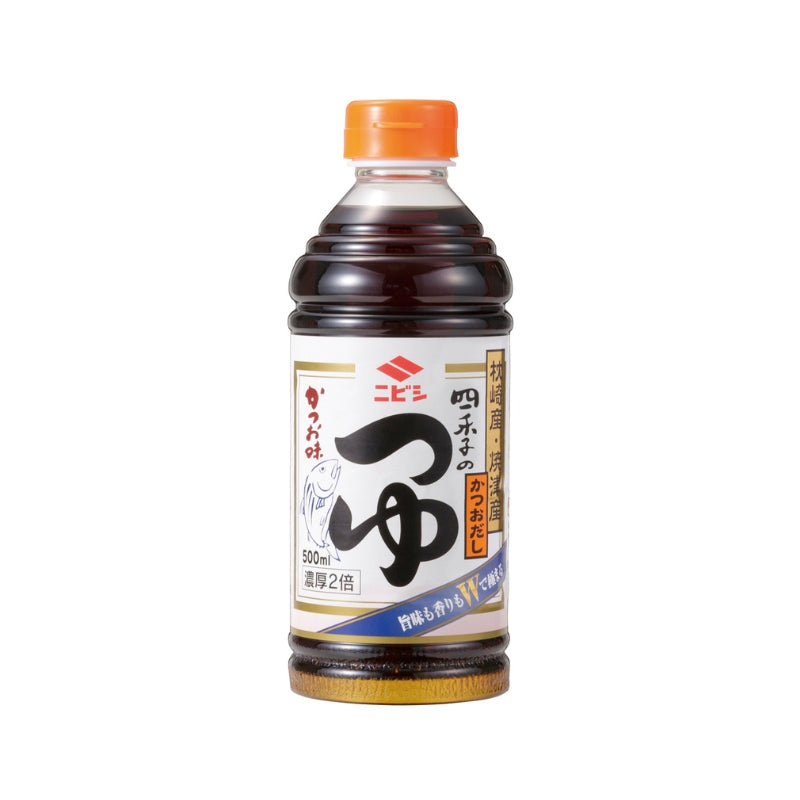 ニビシ 四季のつゆ かつお味500ml