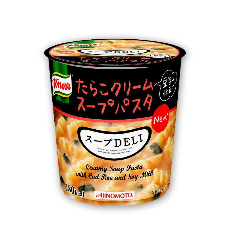 クノール スープDELI スープパスタ北海道とうもろこしの濃厚ポタージュパン入り