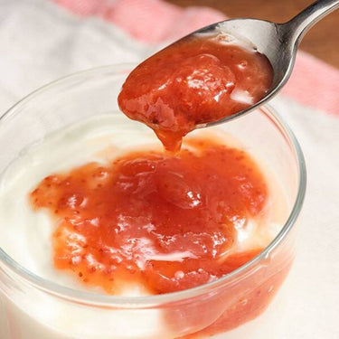 牛乳でつくる いちごみるくの素