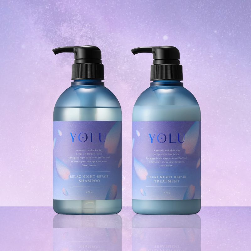 YOLU リラックスナイトリペア サクラ＆マグノリア 【期間限定】 シャンプー＆トリートメント セット 475ml+475g