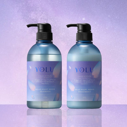 YOLU リラックスナイトリペア サクラ＆マグノリア 【期間限定】 シャンプー＆トリートメント セット 475ml+475g