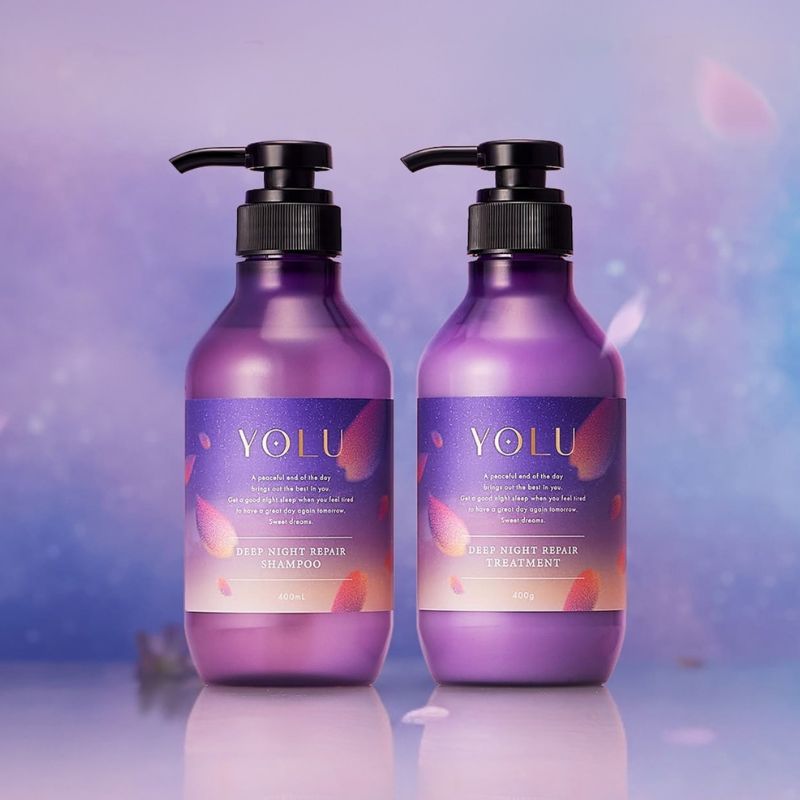 YOLU ディープナイトリペア サクラ＆ガーデニア 【期間限定】 シャンプー＆トリートメント セット 400ml+400g