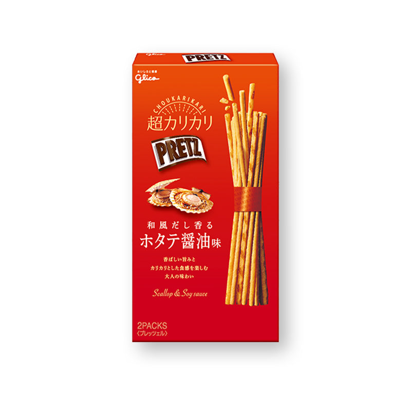 Glico 超カリカリプリッツ ホタテ醤油味2袋入