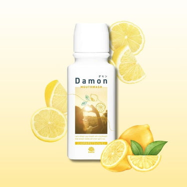 Earth Pharmaceutical Damon Mouthwash 380ml Bright Lemon