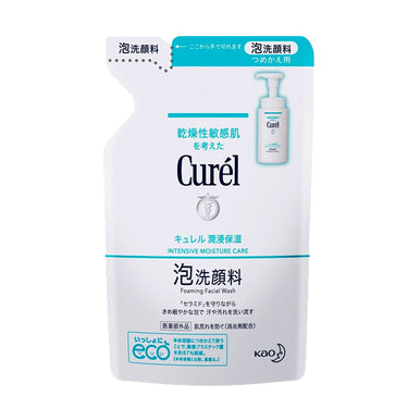 Kao 큐레르 촉촉 보습 거품 세안제