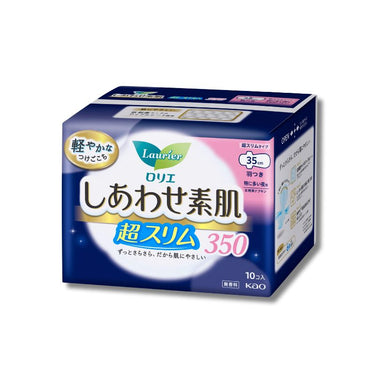 Laurier Happy Skin 35cm [特に多い夜用/超スリムタイプ/羽つき]