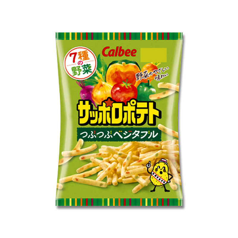 Calbee サッポロポテト つぶつぶベジタブル72g