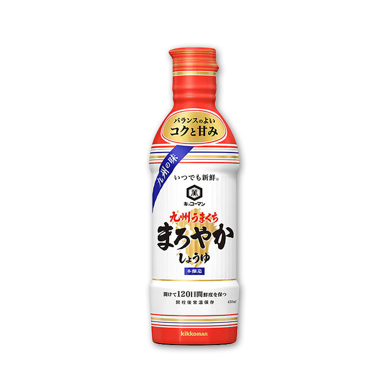 キッコーマン いつでも新鮮 九州うまくち まろやかしょうゆ450ml