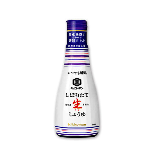 キッコーマン いつでも新鮮 しぼりたて生しょうゆ200ml