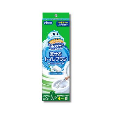 Scrubbing Bubbles Flushable Toilet Brush Floral Soap