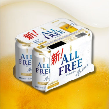 Suntory All-Free 350ml×6 cans