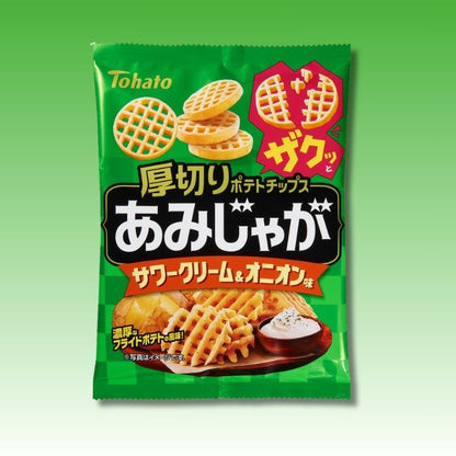 東ハト あみじゃが サワークリーム&オニオン味