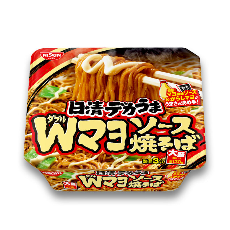 日清 デカうま Ｗマヨソース焼そば