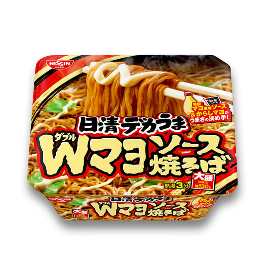 日清 デカうま Ｗマヨソース焼そば153g