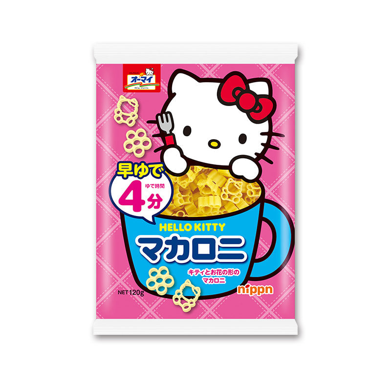 ニップン 早ゆで HELLO KITTY マカロニ120g