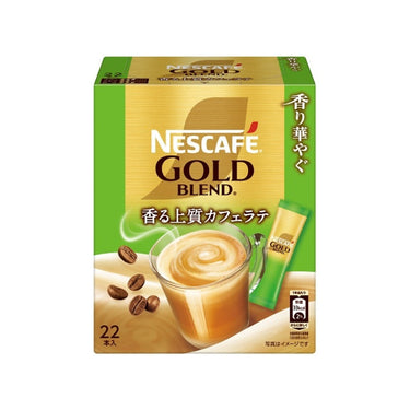 Nestlé Nescafé Gold Blend Fragrant and Elegant Café Latte 22 sticks