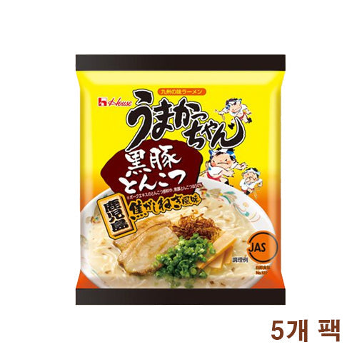 ハウス食品 うまかっちゃん 5袋入博多からし高菜風味