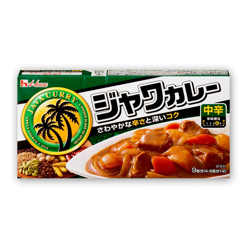 ハウス食品 ジャワカレー 185g辛口