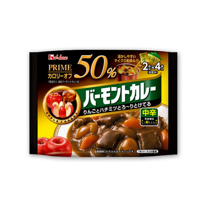 ハウス食品 プライムバーモントカレー 2人前 x 4袋入ジャバカレー中辛