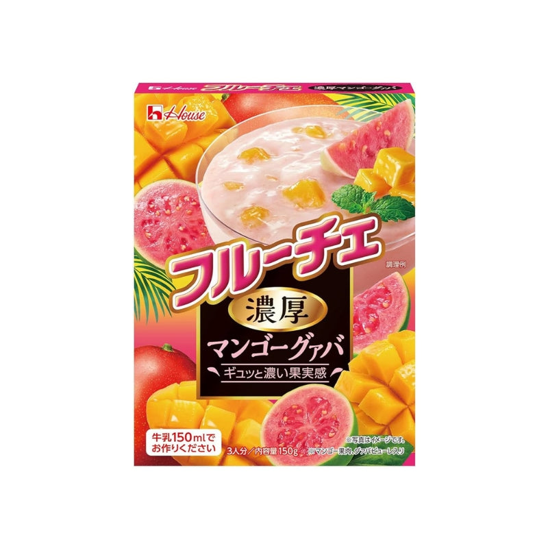 ハウス食品 フルーチェ シリーズ濃厚ブルーベリーぶどう 50g x 3個入