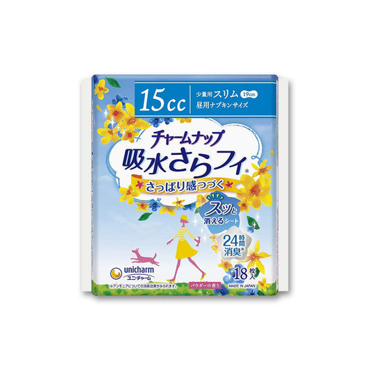 チャームナップ 吸水さらフィ 15cc パウダーの香り18枚入