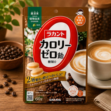 ラカント カロリーゼロ飴 ミルク珈琲味