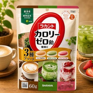 라칸토 칼로리 제로 사탕 3종 어소트