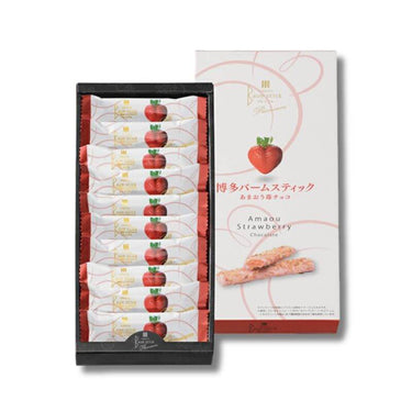 二鶴堂 博多バームスティック あまおう苺チョコ 10本入