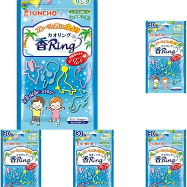 벌레 퇴치 향 링 블루 세트