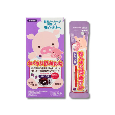 Medicine Swallowed Stick Type Grape Flavor (25g x 6 sticks)