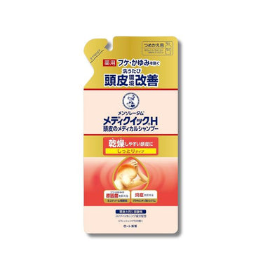 Rohto Pharmaceutical Mediquick H Medical Scalp Shampoo Moisturizing 280ml (Refill)