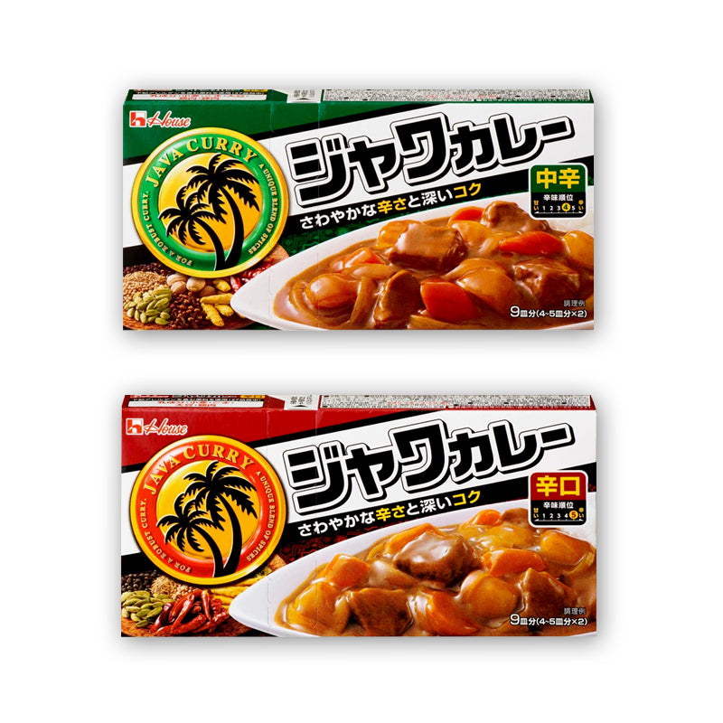 ハウス食品 ジャワカレー 185g中辛