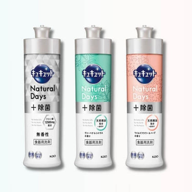 Kao Kyukyutto Natural Days+ Disinfectant Dishwashing Detergent