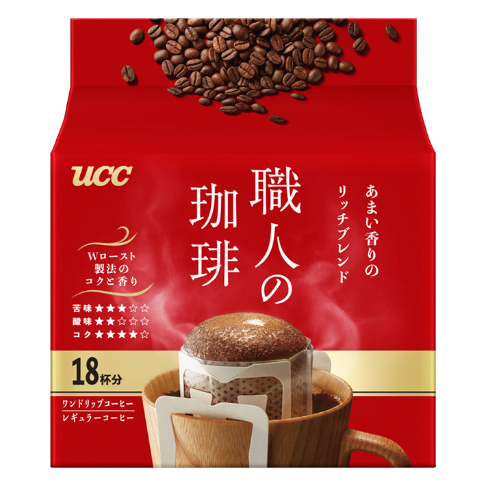 UCC Artisan Coffee One Drip Coffee 18 pieces