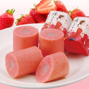 Nikakudo Hakata Woman Amaou Strawberry Milk Flavor